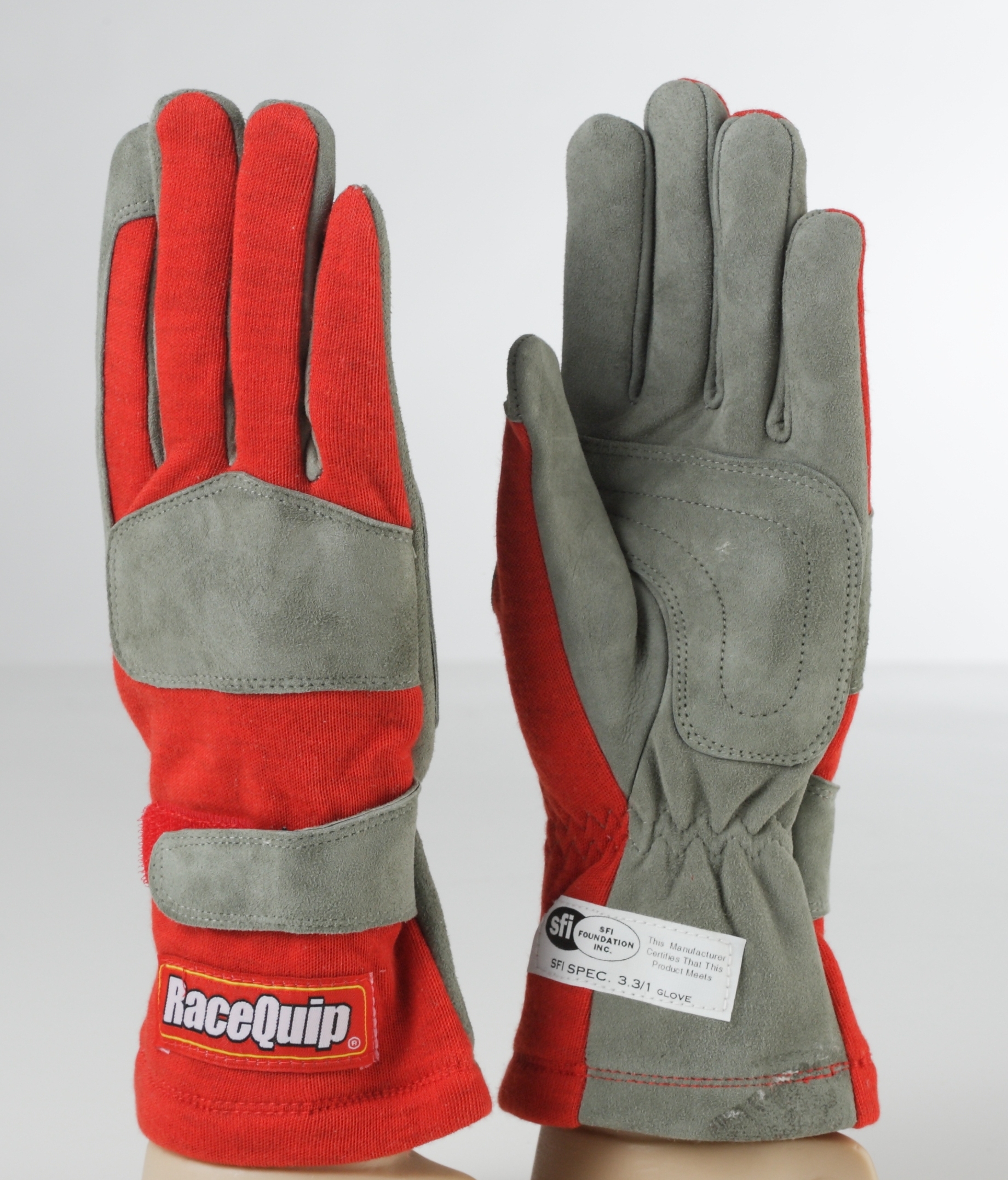 (image for) 1-LYR SFI-1 GLOVE LRG RED