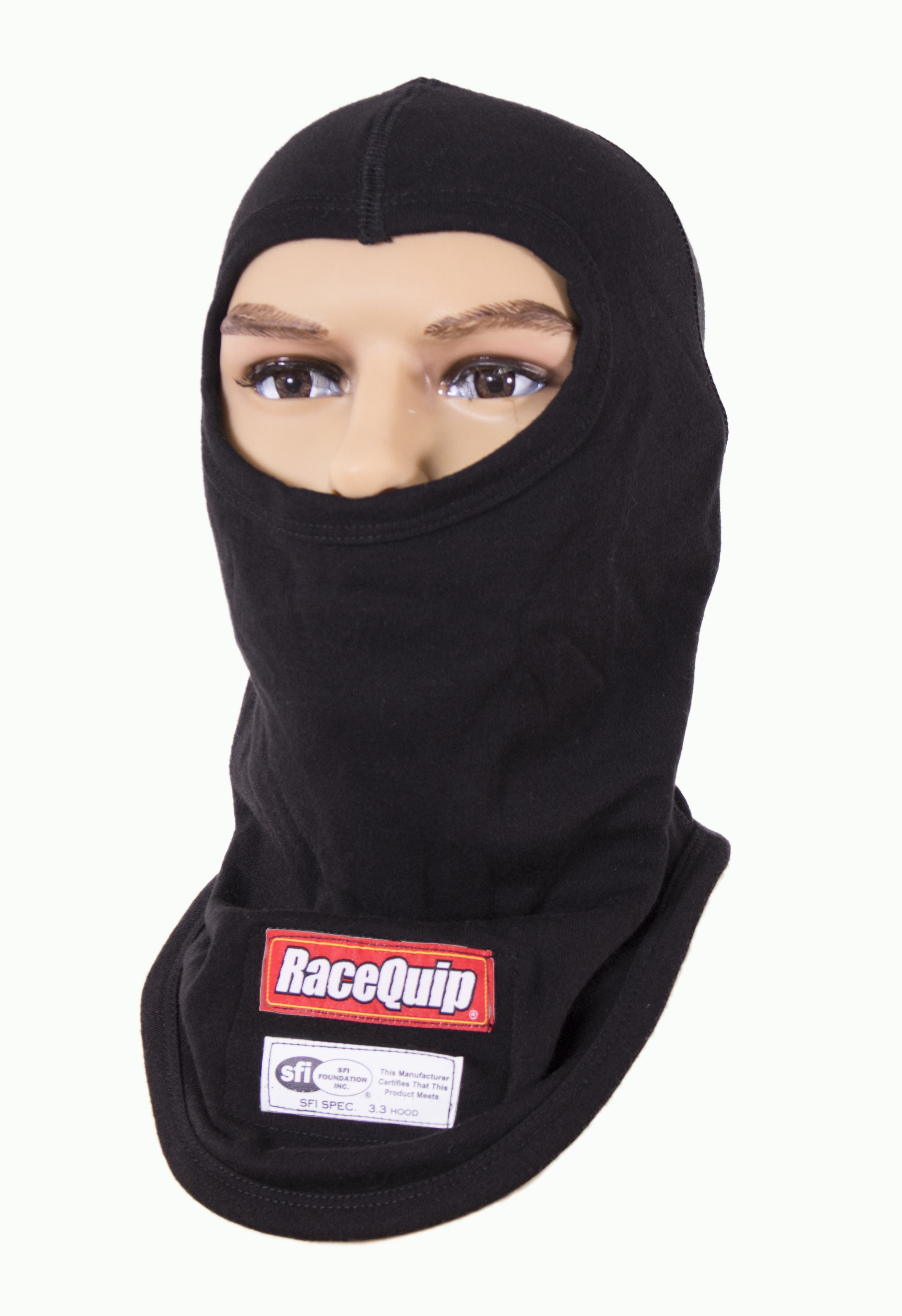 (image for) SFI 3.3 FR 1-LAYER HOOD BLK LRG