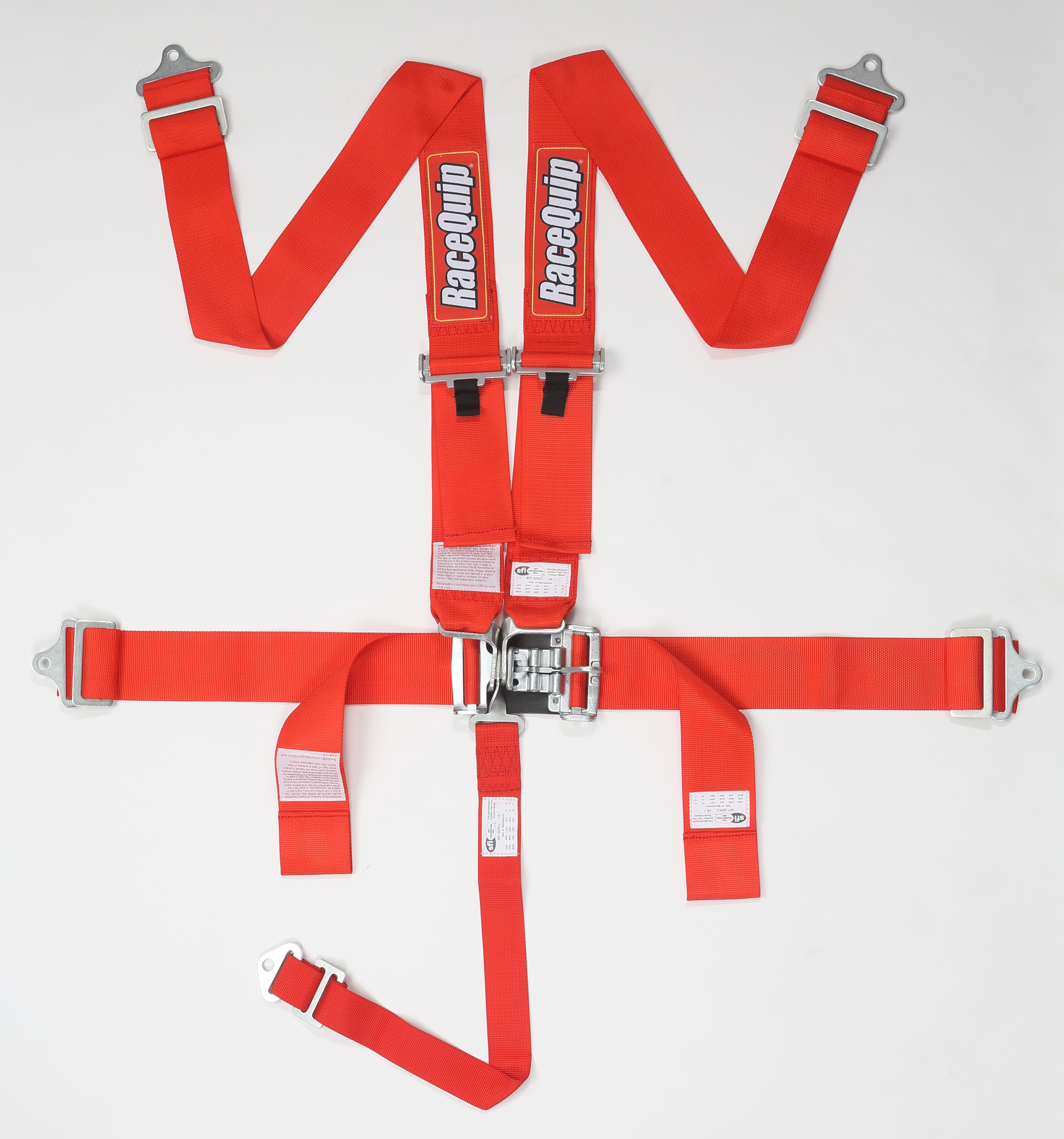 (image for) L & L 5PT SEAT BELT RED