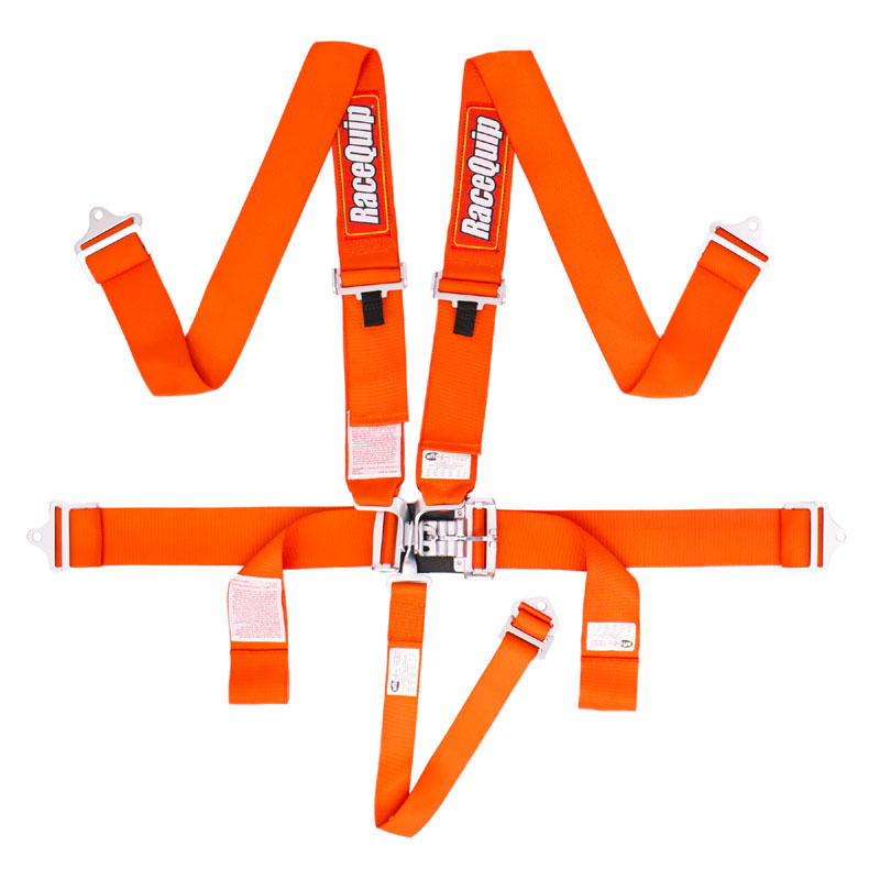 (image for) L & L 5PT SEAT BELT ORANGE