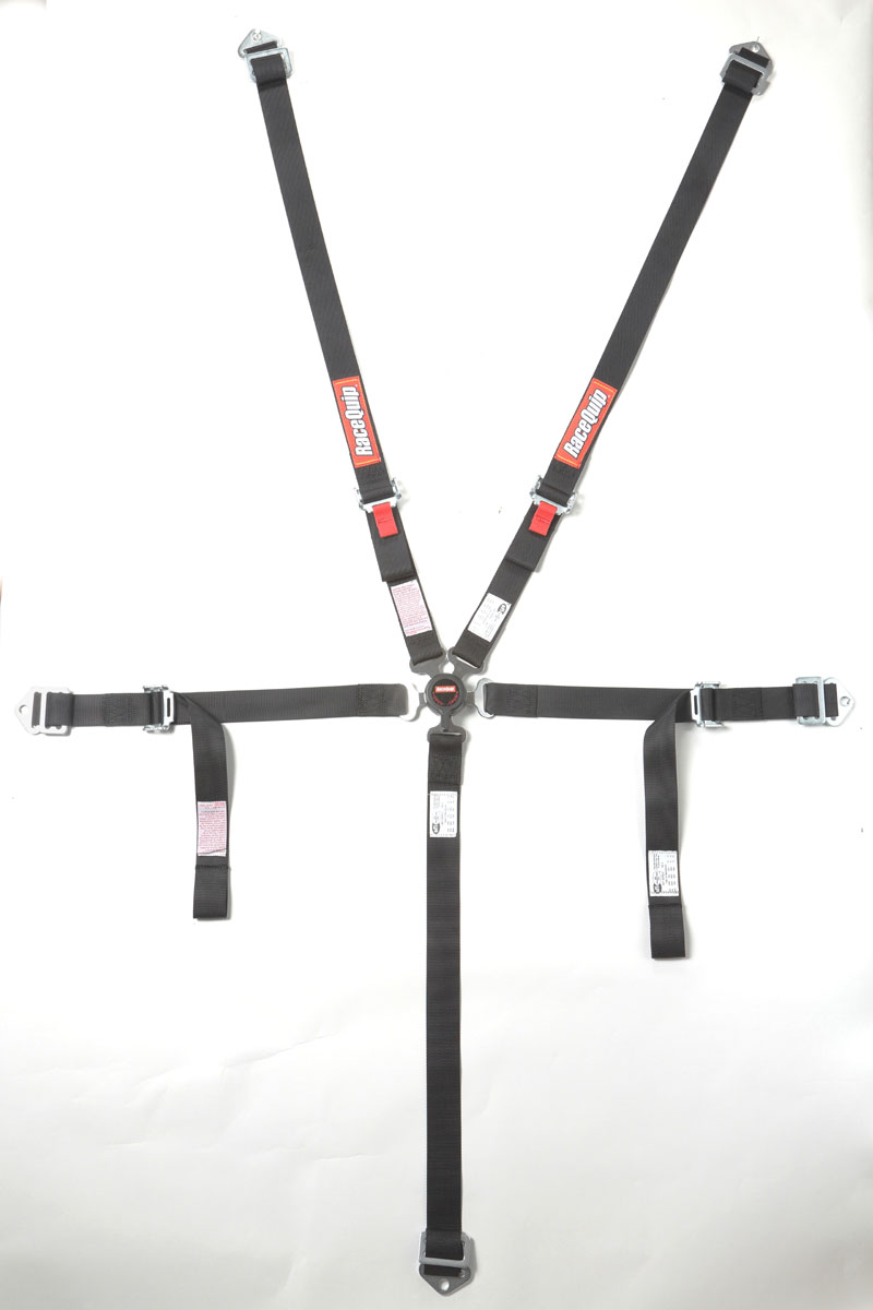 (image for) JR CAMLOCK 5PT SEAT `BELTS BLACK