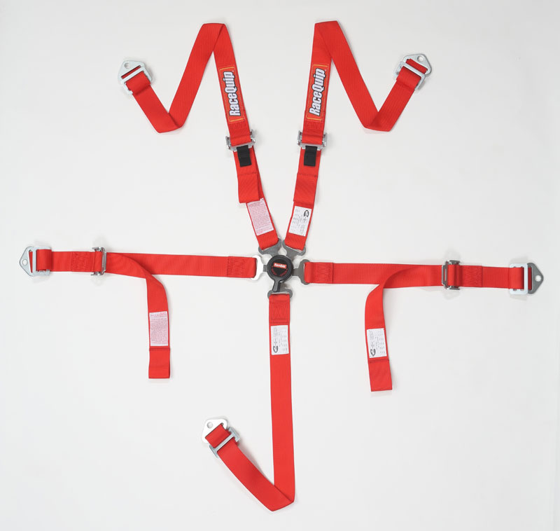 (image for) JR CAMLOCK 5PT SEAT BELTS RED 179.94