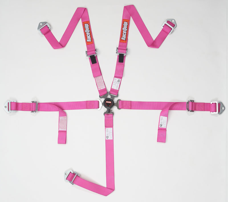 (image for) JR CAMLOCK 5PT SEAT BELTS PINK 187.44