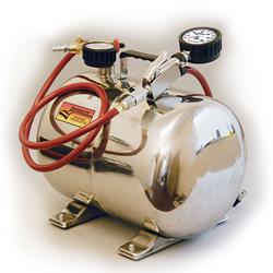 (image for) Lightweight 5 Gallon Air Tank 0-60 PSI Analog Gauge 